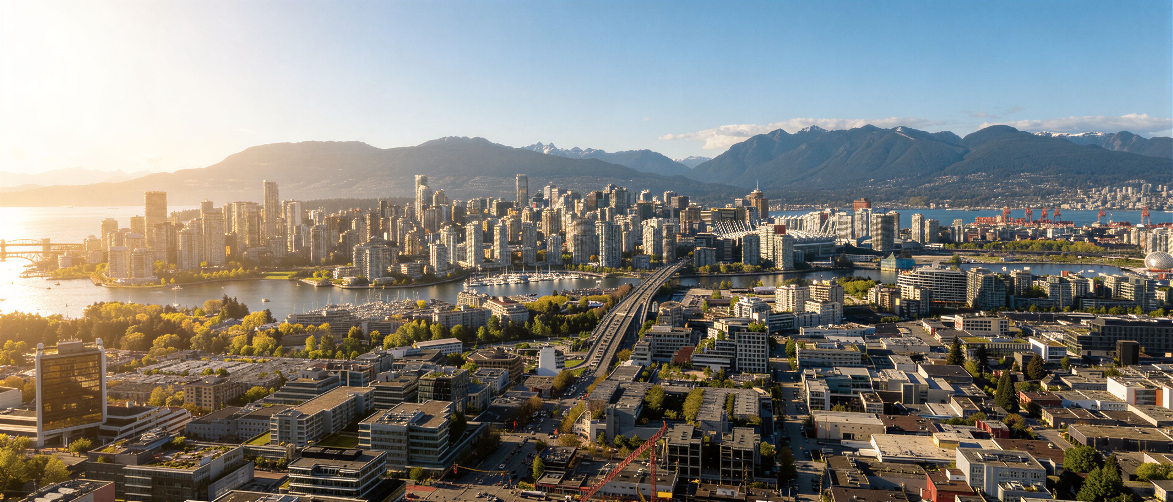 Concord Pacific Place today: glass towers, seawall, parks, and waterfront life along False Creek